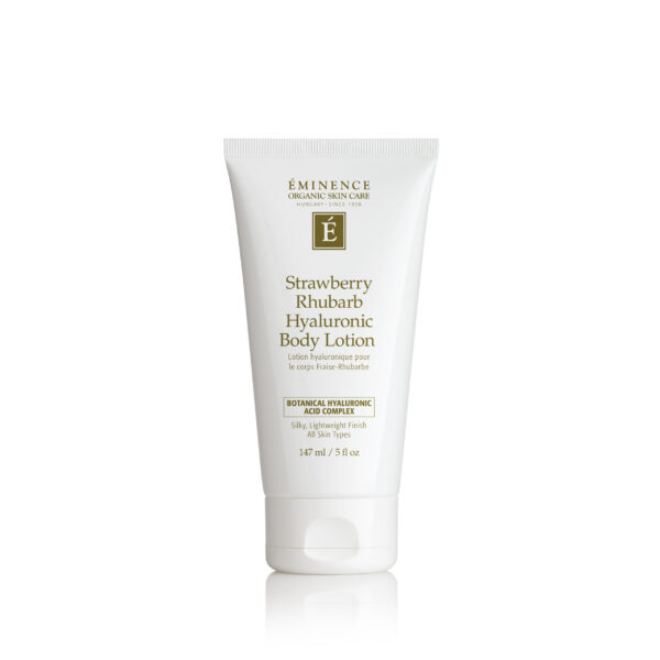 Eminence Organics Strawberry Rhubarb Hyaluronic Body Lotion Limited Edition 5 oz Eminence Organics Strawberry Rhubarb Hyaluronic Body Lotion Limited Edition 5 oz